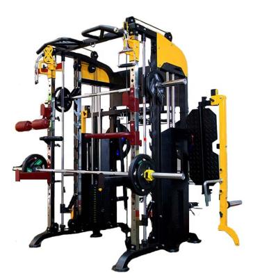 China Smith Squat Machine Universal Fitness Multifunctional Equipment Strength Support Machine for sale