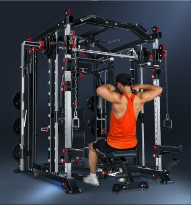 China 2021 New Design Universal Fitness Equipment Multi Function Trainer Complete Gantry Squat Blacksmith Machine for sale