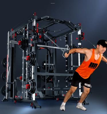 China 2021 New Design Universal Fitness Equipment Multi Function Trainer Complete Gantry Squat Blacksmith Machine for sale