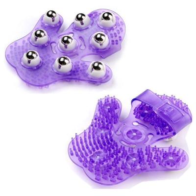 China Factory Price PVC Body Magic Roller 360 Degree Hand Silicone Body Massage Gloves for sale