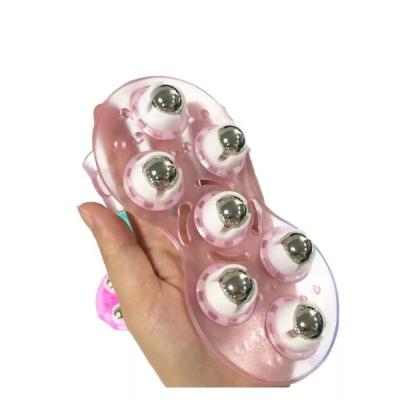 China Body Joint 360 Degree Rotation 7 Metal Balls Hold Roller Rolling Massage Glove for sale