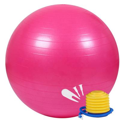 China Yoga Exercises PVC Exercise Stability 45cm/55cm/65cm/75cm/85cm Balance Yoga Ball for sale