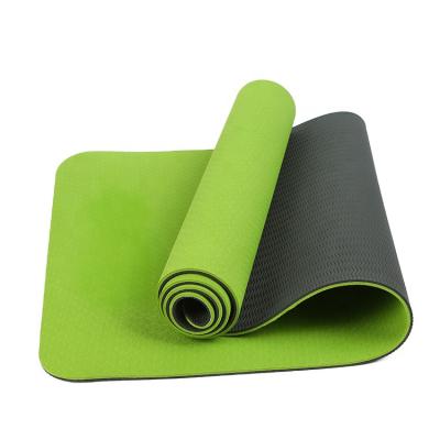 China 2021 Wholesale Strip Custom Printed Single Yoga Mat Strip PVC Eco-Friendly Fitness Yoga Mat for sale