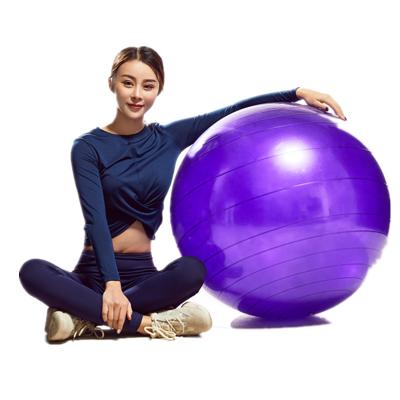 China Anti-Slip Non-Slip PVC Customized Anti-Shatter Stability Exercise Yoga Balance Gymnastics Ball for sale