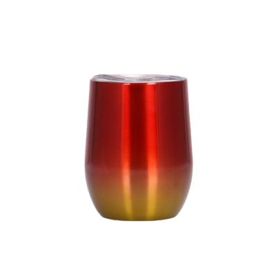 China Viable Sample Stainless Steel 12OZ Egg Tumbler Shape Free Cup Popular Selling for sale