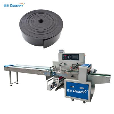 China Hot Selling Food Strip Packing Machine Rubber Band Wrapping Machine Plastic Stripping Machine for sale