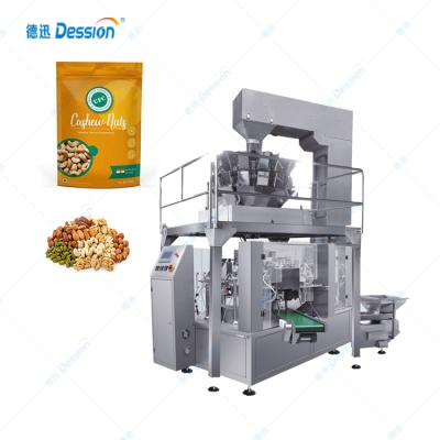 China Rotary food pre made bag doypack zipper bag chips sugar nuts pet food chocolate candy packing machine with CE for sale