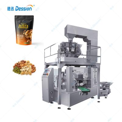 China Food snack nuts zipper bag premade pouch packing machine automatic vertical rotary standup coffee bean doypack filling machine for sale