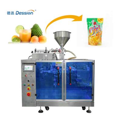 China Food Doypack Machine Doy Pack Liquid Soda Juice Tea Beer Drinks Laundry Shampoo Packing Detergent Packaging Machines for sale