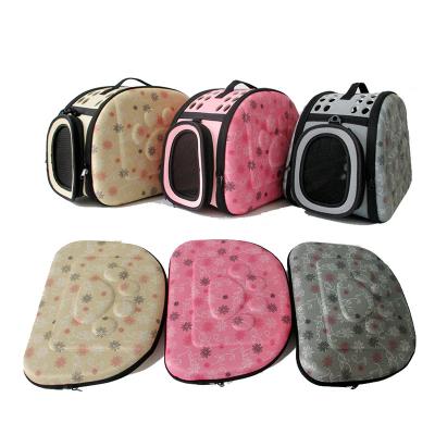 China Sustainable EVA Small Size Carrier Pet Bag Outside Portable Breathable Shoulder Cat Bag Dog Bag for sale