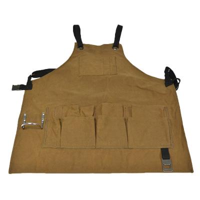 China New Design Cleaning Customized Good Quality Canvas Cooking Aprons Kitchen Wholesale Aprons Durable BBQ Apron for sale