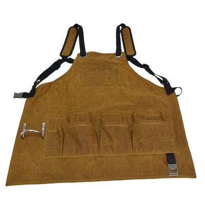 China New Design Cleaning Customized High End Wholesale Bartender Apron Durable Cooking Canvas Aprons Customized Apron for sale