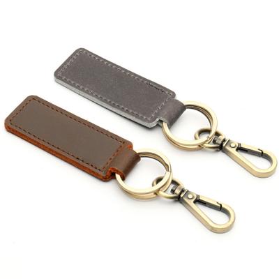 China Tool Packaging Vintage Wholesale Custom Key Chain Factory Key Chain Luxury Durable Leather Key Ring for sale