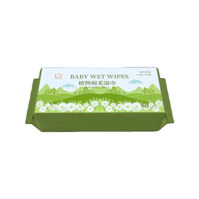 China Cleaning Baby Care Essential Products For Cleaning Disposable Body Cotton Soft Non-woven Fabric Baby Free Cleaning Wet Wipes for sale