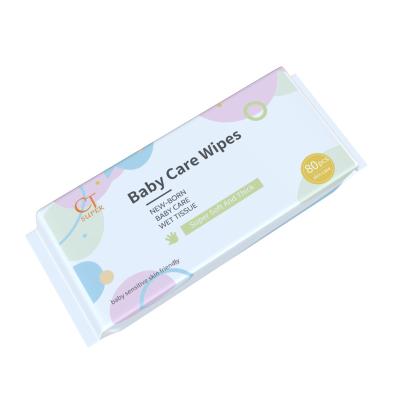 China Non-Allergy OEM Factory Wholesale Pure Water 99 Adult Baby Hand Face Cleaning Wipes Generic Cloth Wet Cleaning Cloths For Newborn Sensitive for sale