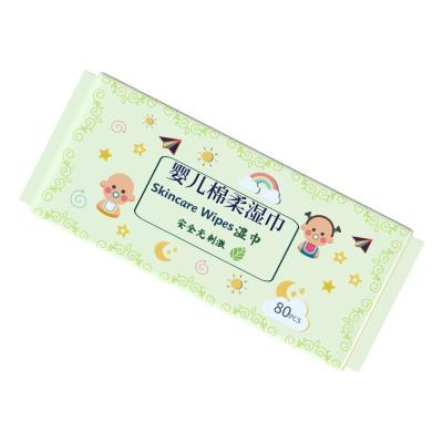 China Wholesale CUSTOM Biodegradable Baby Cloth Non-Allergy Logo Free Sample Manufacturer Factory Logo Wet Wipes For Newborn Sensitive Care for sale