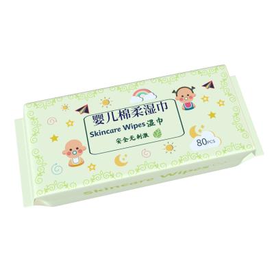 China OEM 99 Non-Allergy Pure Organic Natural Baby Unscented Water Wet Wipes Waterwipes for Care Baby Hand Newborn Sensitive Soft Mouth Cleaning for sale