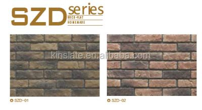 China Decorative Lightweight Thin Bricks Face Brick Faux Stone Brick for sale