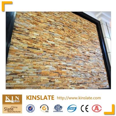 China Factory Made Yellow Brick Exterior Decoration Rectangle Cement Wall for sale