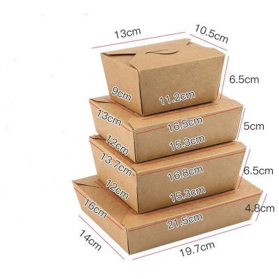 China Disposable Disposable Fast Food Paper Box Hamburger French Fries Sandwich Wrapping Paper Box For Restaurant for sale