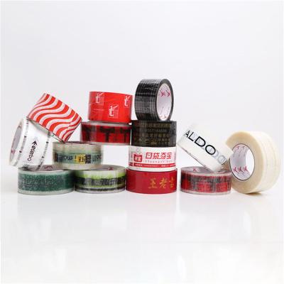 China Customized LOGO waterproof printing die cut adhesive tape packing new tape, roll bopp tape for sale