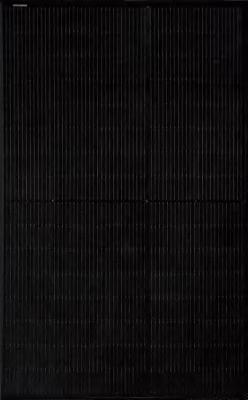 China 405-425w 2x40 Cells All Black Bifacial Solar Module 182mm 16BB Half Cell Solar Module for sale