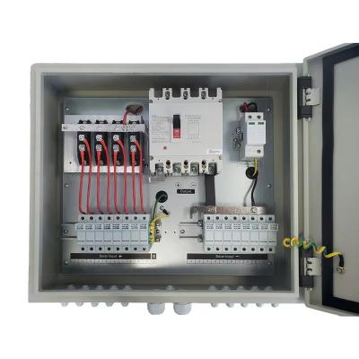 China Wandmontage GYPV/4-1 DC Combiner Box 50A/63A 550V Geschikt voor inverter Te koop