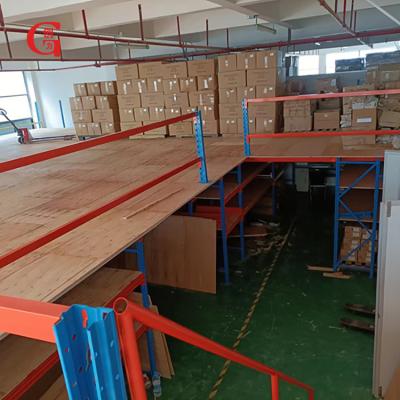 China Long Durable Mezzanine Floor Pallet Rack Shelving System Customization for sale