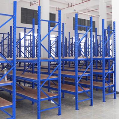 China Heavy Duty Corrosion Protection Factory Blue Metal Shelving for Industrial Warehouse and Garage Storage Stacking Racks for sale