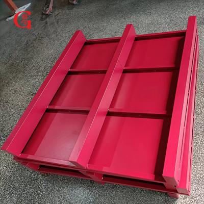 China High quality and stackable tire metal storage box pallets steel customization for sale