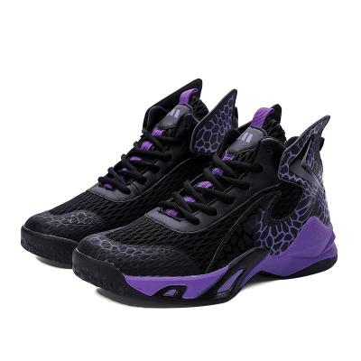 China New Design Lace Up Breathable Mens Sports Shoes OEM High Top Basketball Shoes for sale