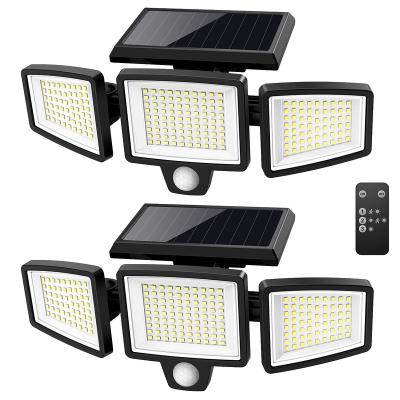 China Motion Sensor Lights Solar Outdoor Lights 210 LED Security Lights IP65 Waterproof Wall Lights for sale