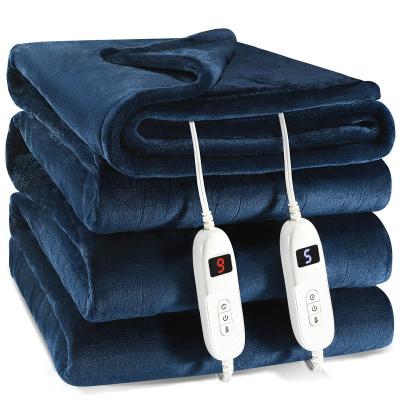 China Hotel Degrees Of Comfort Electric Blanket Throw Blanket Settings Soft Throw  electric blankets for winter for sale