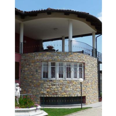 China Good Quality Modern Natural Exterior Stone Veneer Good Quality Facade Stone Wall Cladding for sale