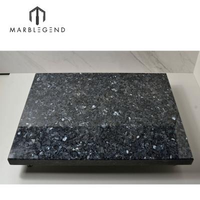 China Hot Sale Wholesale Natural Blue Pearl Granite Countertops Slab Customized for sale