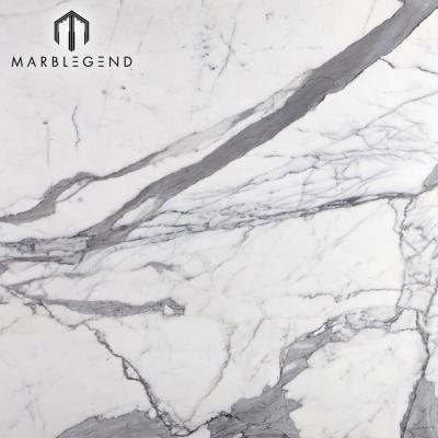 China Modern Bianco Statario Interior Decoration Material High End Italian White Marble for sale