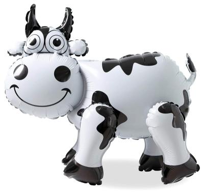 China Cow funny party Hot Selling Funny Cute Cow Design Birthday Party Needs 40 Inch Number 0 To 9 Balloon for sale