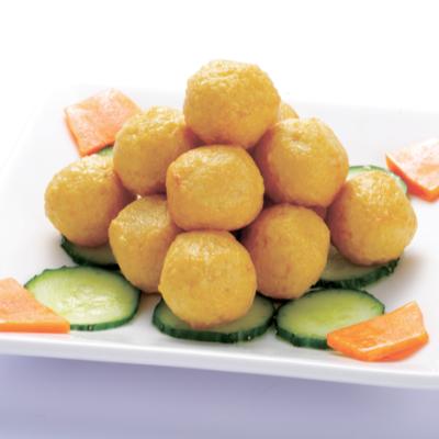 China Low Salt Fried Fish Ball For Hotpot Good Hidee Farm Price for sale