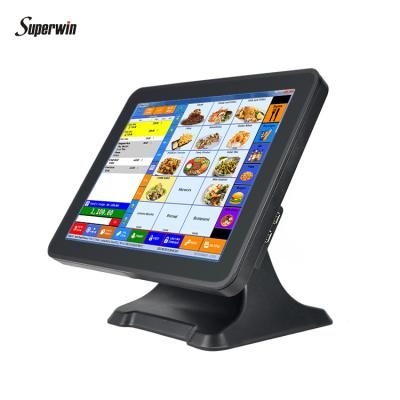 China Superwin CY-65 cheap touch cashier machine pos system for sale 15 inch for sale