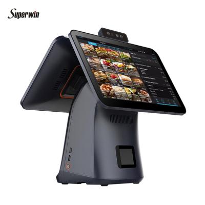 China CY-85 15.6 inch Touch Screen POS System J1800/2G/32G/Wifi/LED8N Customer Display Cashier Machine Terminal POS Systems for sale