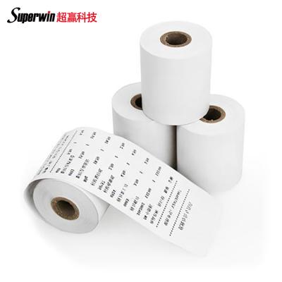 China Superwin Best 57x50mm Thermal Ticket Vending Printer Paper Roll POS Receipt Printer Paper 57x50mm Receipt Printer Paper for sale