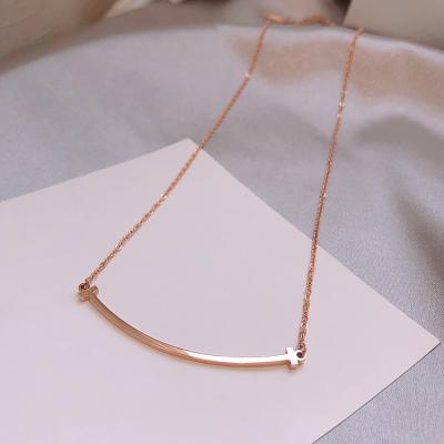 China Woman titanium steel simple temperamentcool vintage necklace exquisite accessories for sale