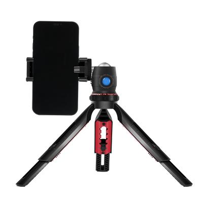 China Lightweight Portable Mini Extended Table Tripod Adjustable Projector Stand and Gopro Mount with Spirit Level for Smartphone for sale