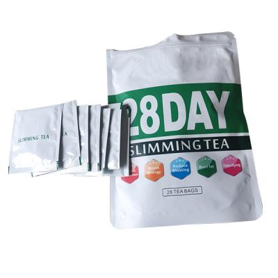 China Low Fat Slim Tea 28 Day Detox Tea Private Label Diet Weight Loss Best Slimming Tea for sale