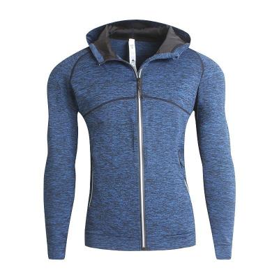 China Windproof Custom autumn and winter men's sweater hooded sports fitness clothing for sale