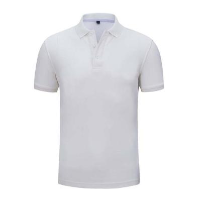 China Anti-wrinkle custom logo high quality plain color plus size men's polo shirts for sale