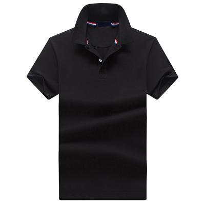 China Anti-wrinkle Wholesale OEM new arrival black polo collar style cotton men sports shirts for sale