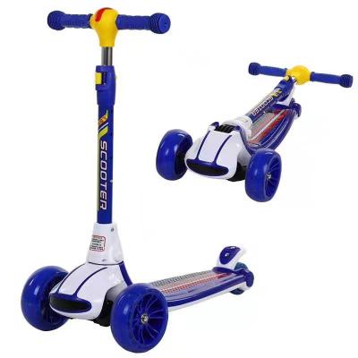 China Child Baby Scooter With PU Light Wheel Fold Scooter With Kids 3-12 Years Old for sale