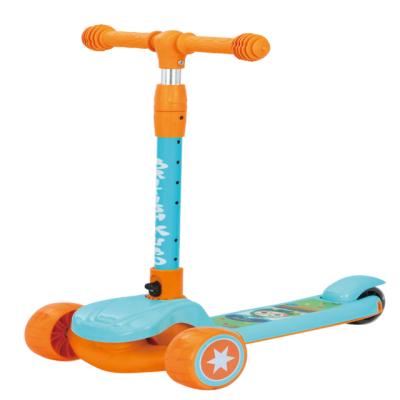 China Kid Baby Foldable Scooter With PU Hummer Light Wheel Scooter Have Music And 7 Light Status Adjust for sale