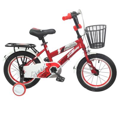 China NEW design steel kids bike with side wheel 12inch bmx bike factory hot sale alloy rim bicycle for sale